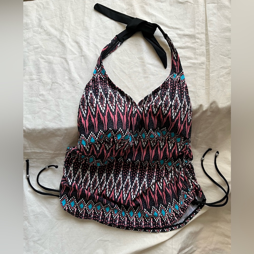 Merona Tankini - Southwest print with beads - sz XL